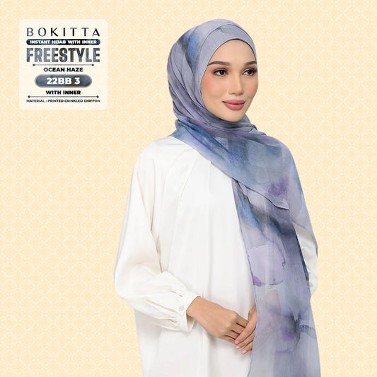 Bokitta Inspired Watercolor Ocean Haze Collection - Free Box