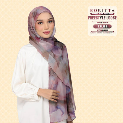 Bokitta Inspired Watercolor Rose Dusk Collection - Free Box