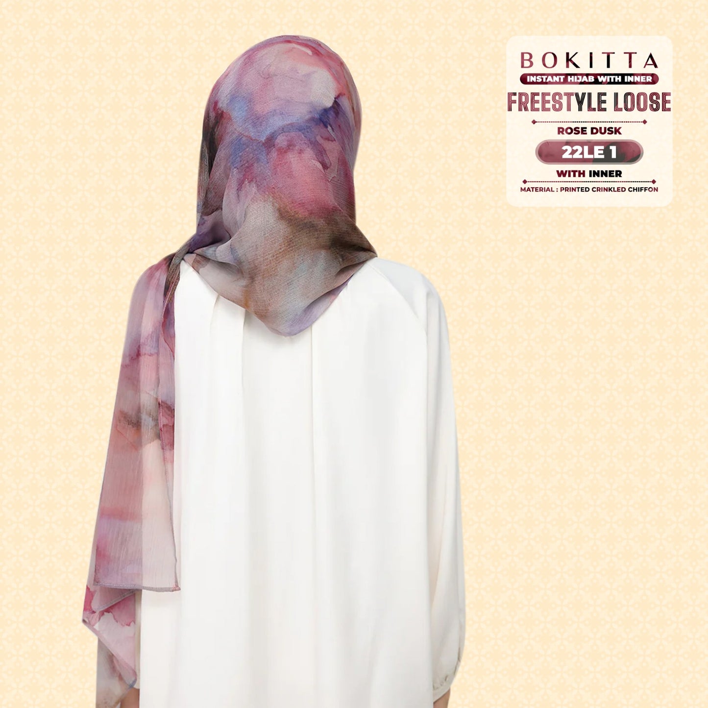 Bokitta Inspired Watercolor Rose Dusk Collection - Free Box