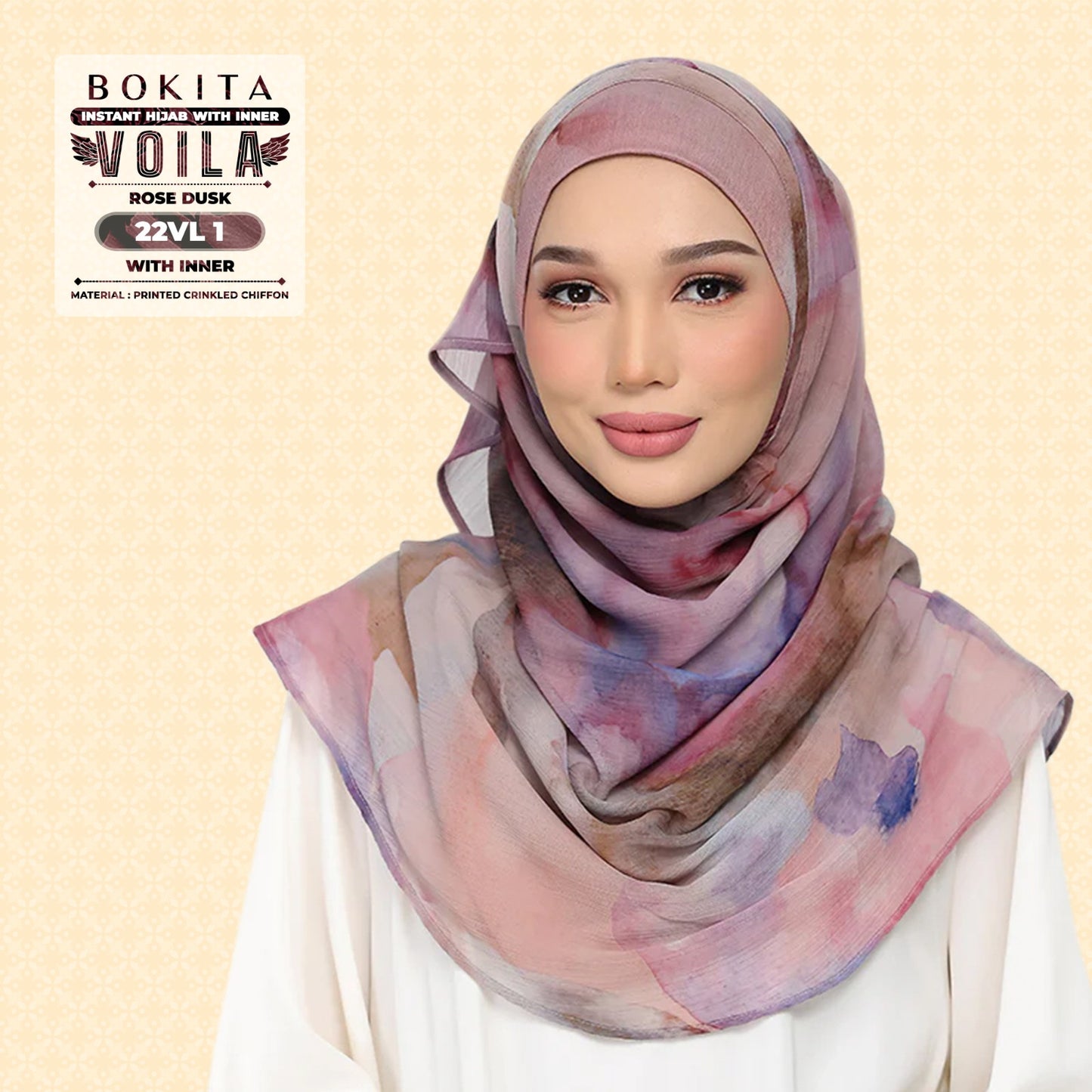 Bokitta Inspired Watercolor Rose Dusk Collection - Free Box