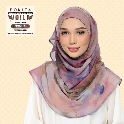 Bokitta Inspired Watercolor Rose Dusk Collection - Free Box