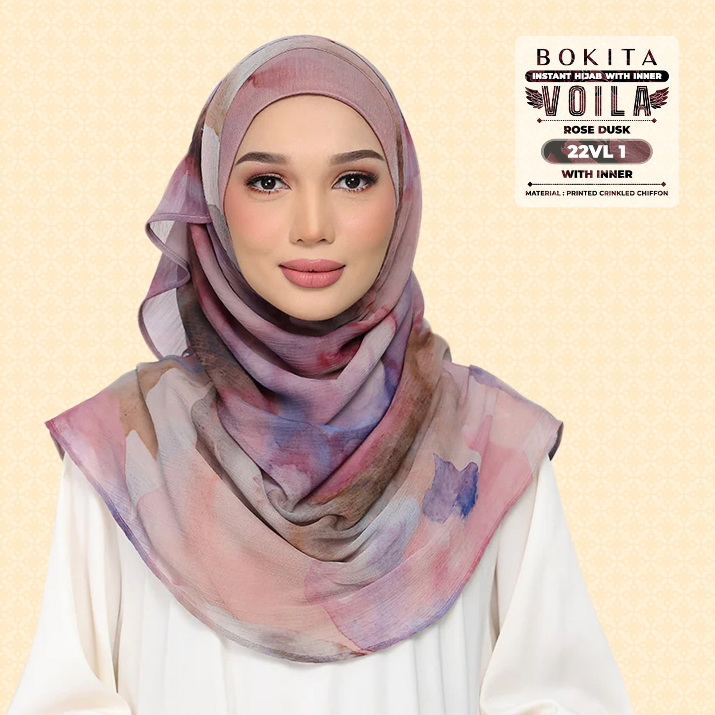 Bokitta Inspired Watercolor Rose Dusk Collection - Free Box