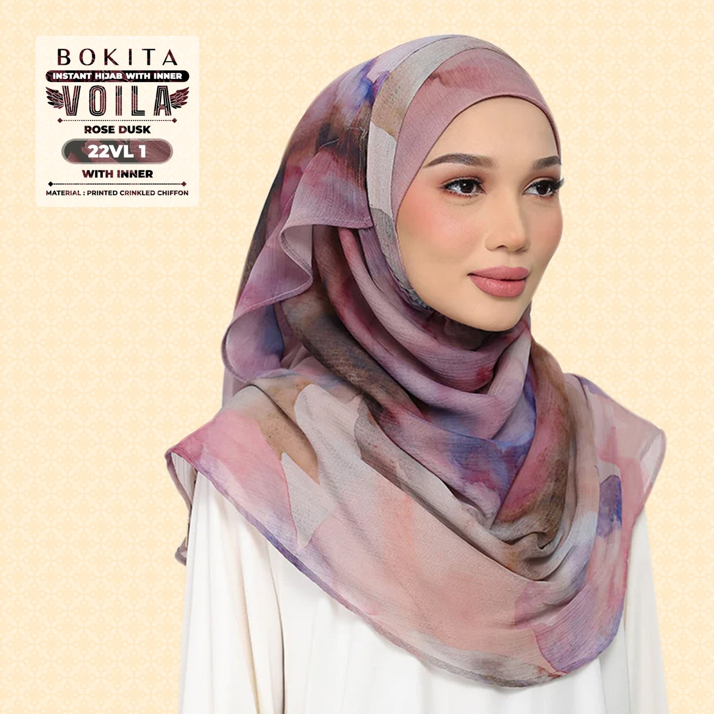 Bokitta Inspired Watercolor Rose Dusk Collection - Free Box