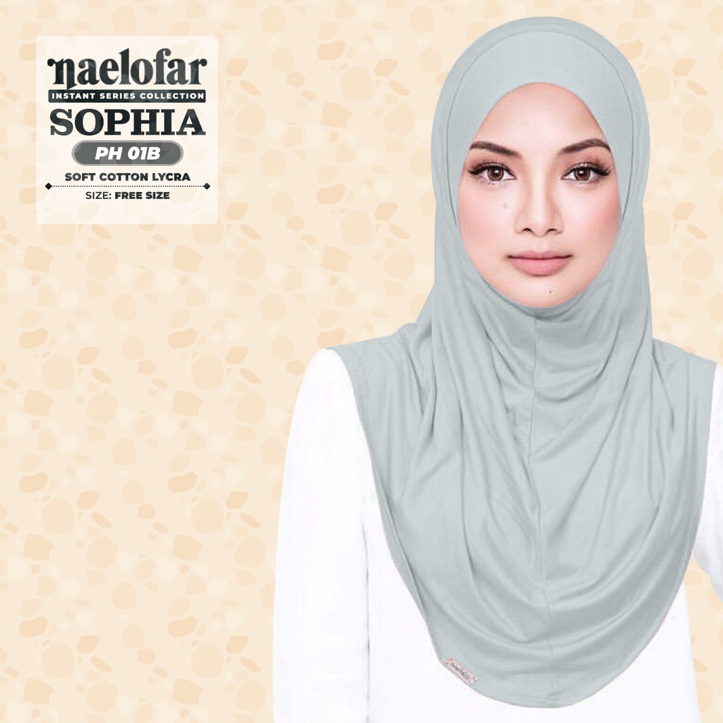 Naelofar Sophia Instant Plain Collection (PH)