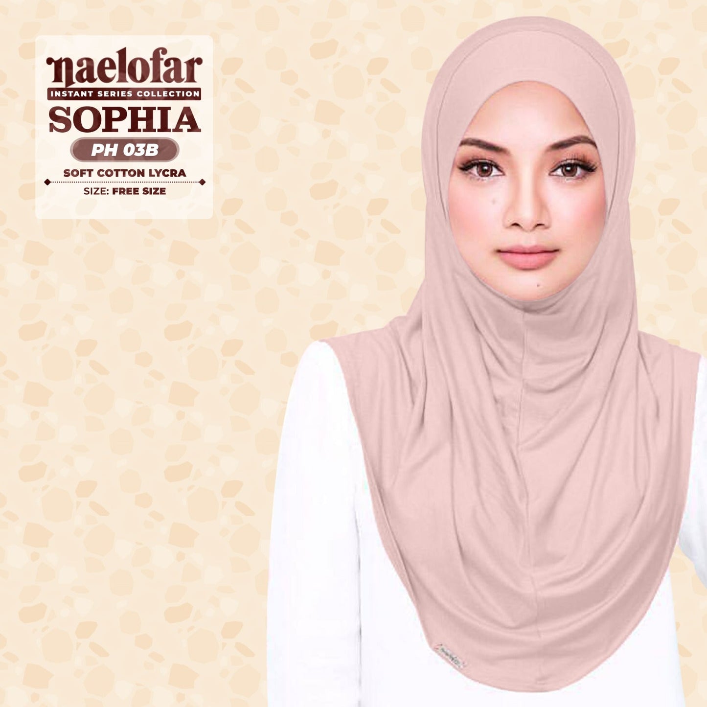 Naelofar Sophia Instant Plain Collection (PH)