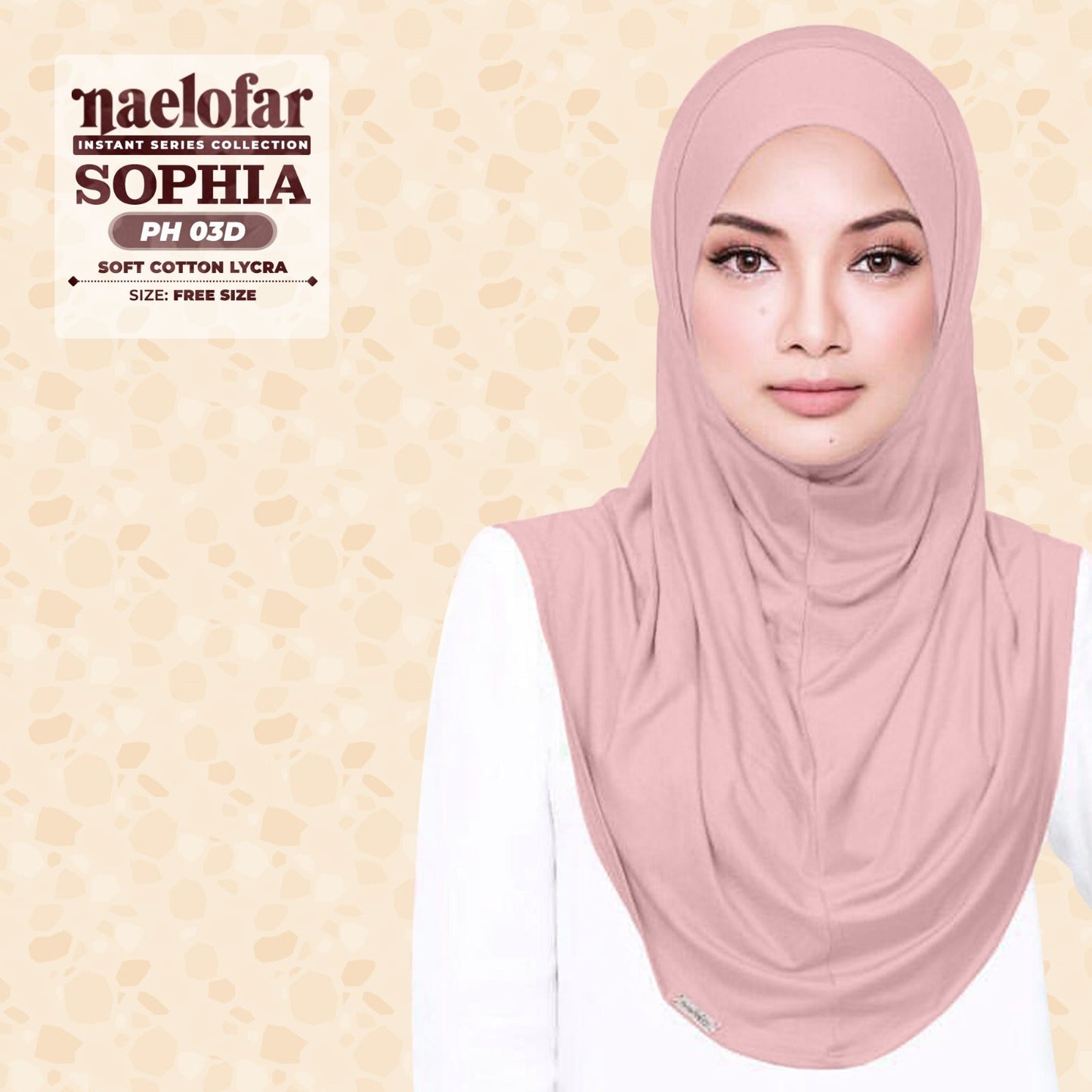 Naelofar Sophia Instant Plain Collection (PH)