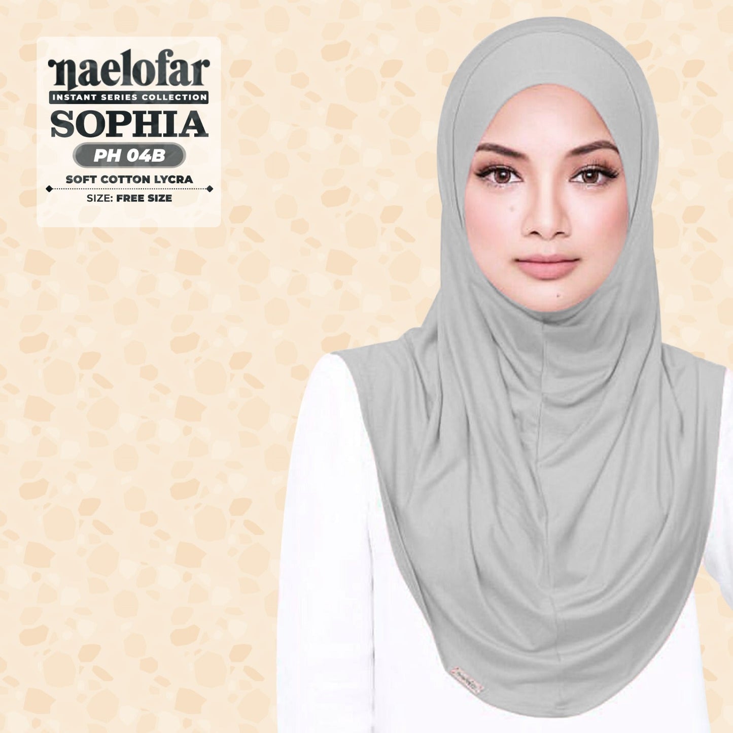 Naelofar Sophia Instant Plain Collection (PH)