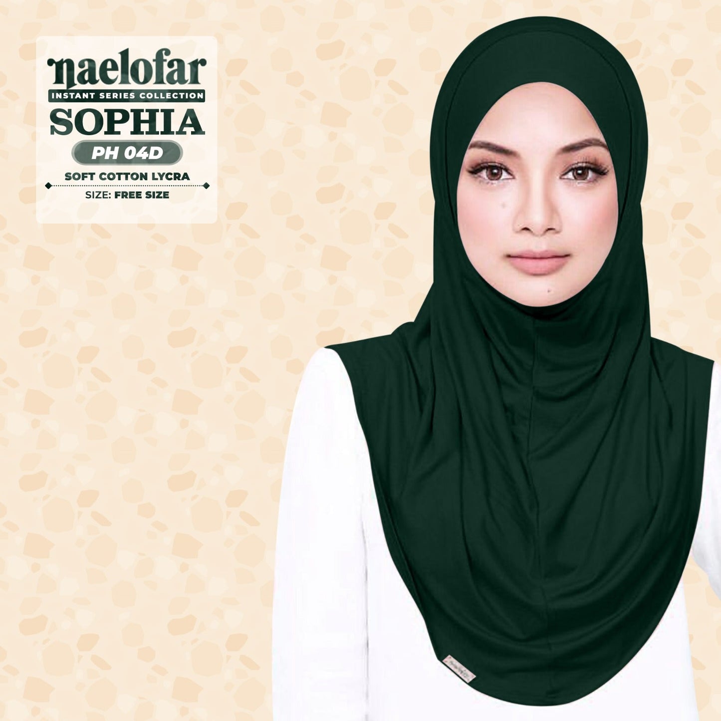 Naelofar Sophia Instant Plain Collection (PH)