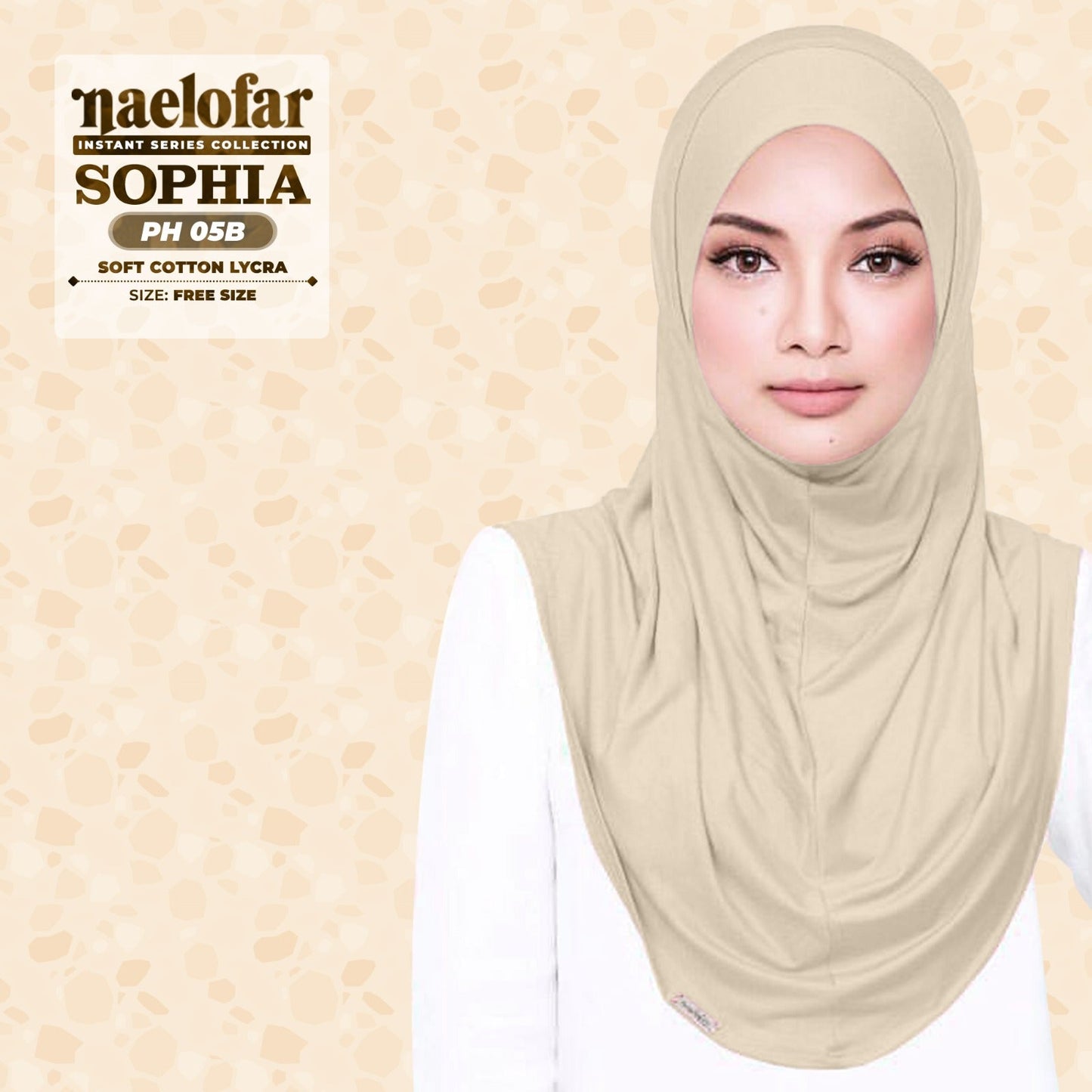 Naelofar Sophia Instant Plain Collection (PH)