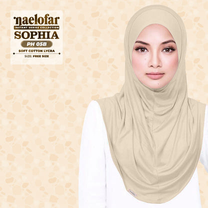 Naelofar Sophia Instant Plain Collection (PH)
