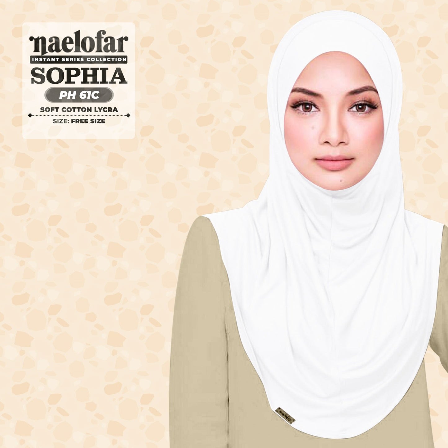 Naelofar Sophia Instant Plain Collection (PH)