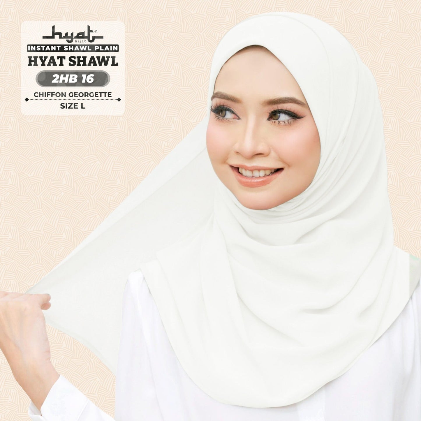 HYat Hijab Inspired Instant Shawl Plain Collection (2HB)