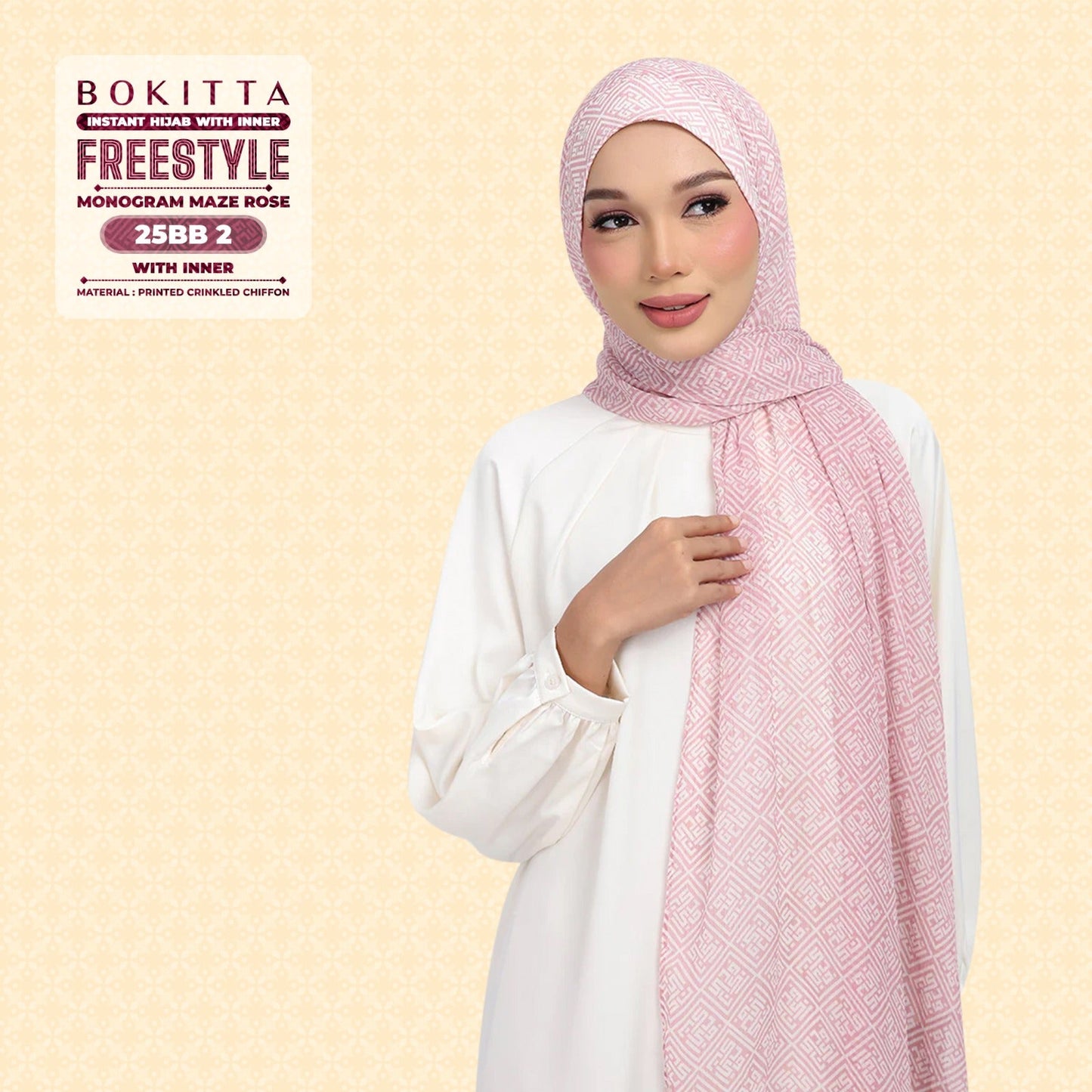 Bokitta Inspired Monogram Maze Rose Collection - Free Box