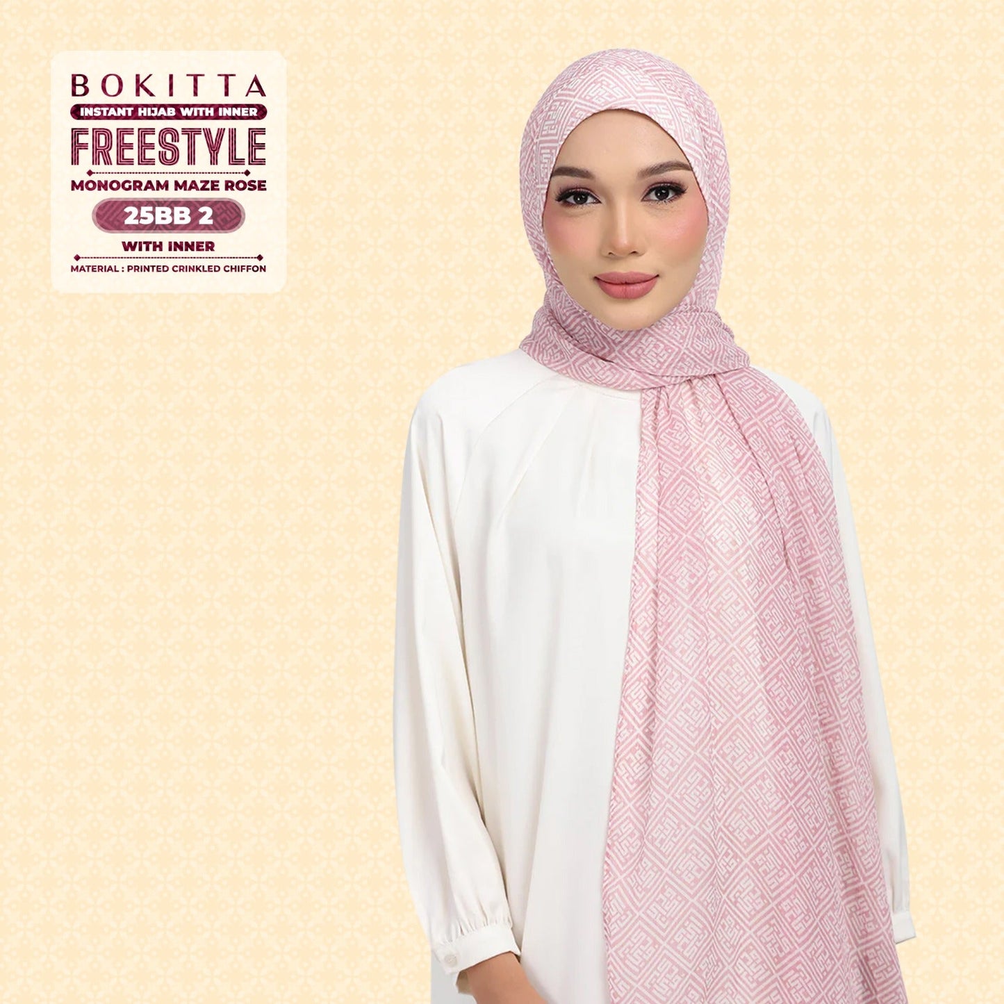 Bokitta Inspired Monogram Maze Rose Collection - Free Box