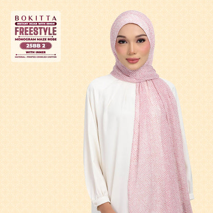 Bokitta Inspired Monogram Maze Rose Collection - Free Box