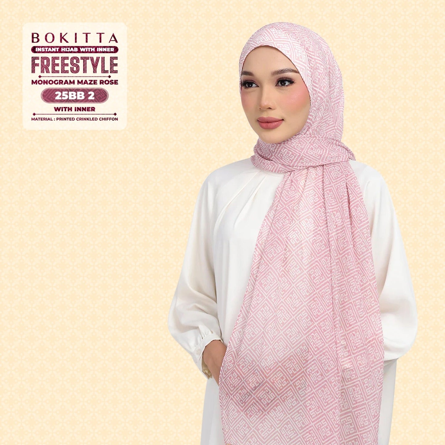 Bokitta Inspired Monogram Maze Rose Collection - Free Box