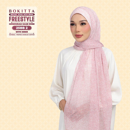 Bokitta Inspired Monogram Maze Rose Collection - Free Box