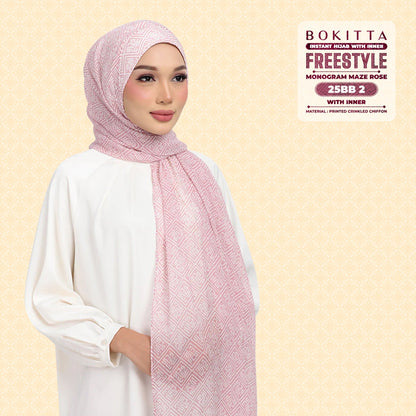 Bokitta Inspired Monogram Maze Rose Collection - Free Box