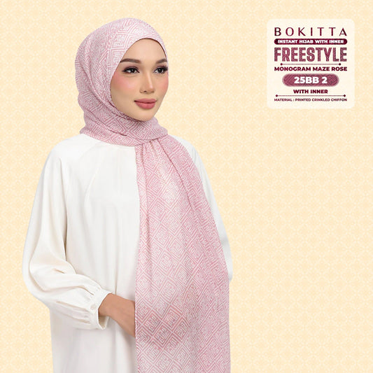 Bokitta Inspired Monogram Maze Rose Collection - Free Box