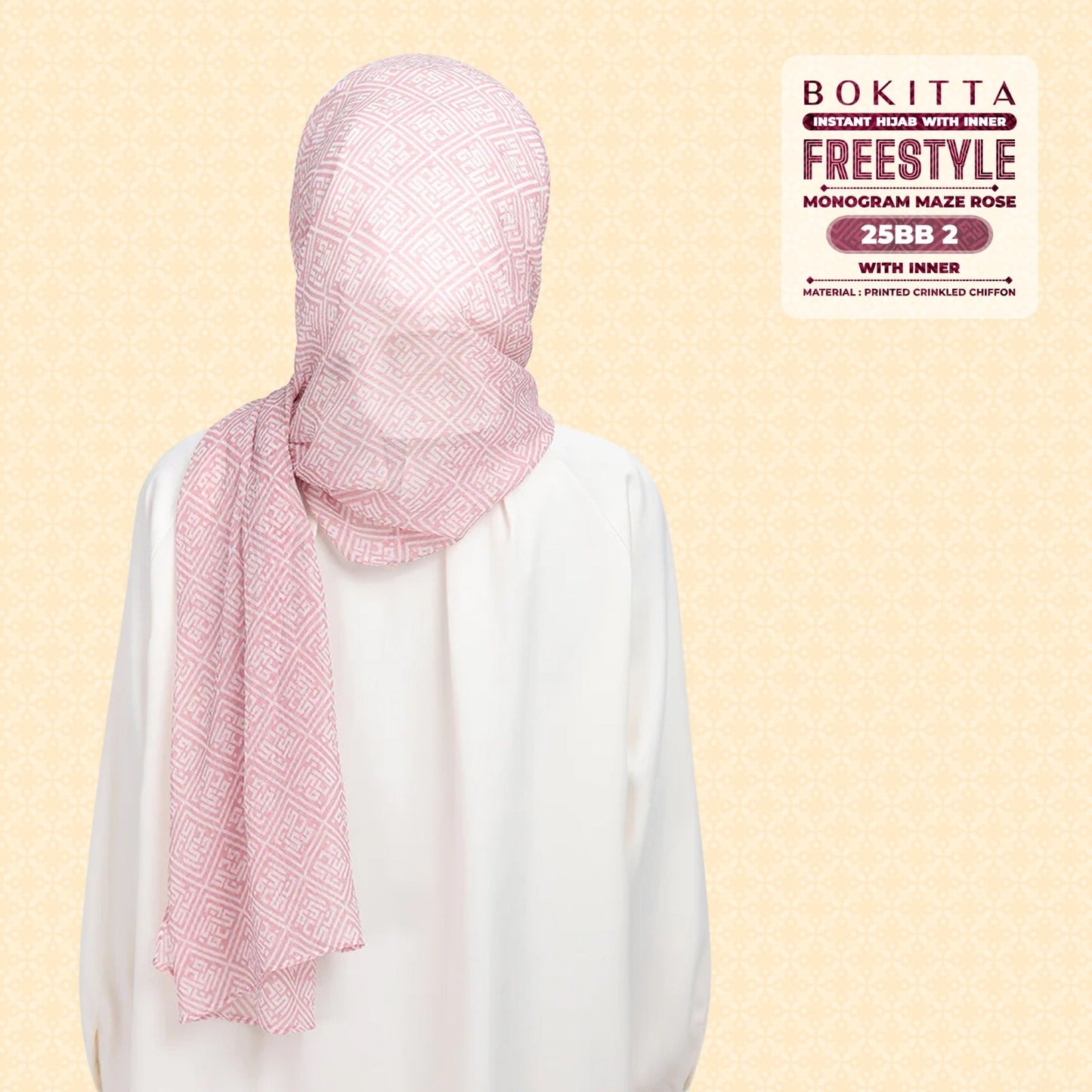Bokitta Inspired Monogram Maze Rose Collection - Free Box