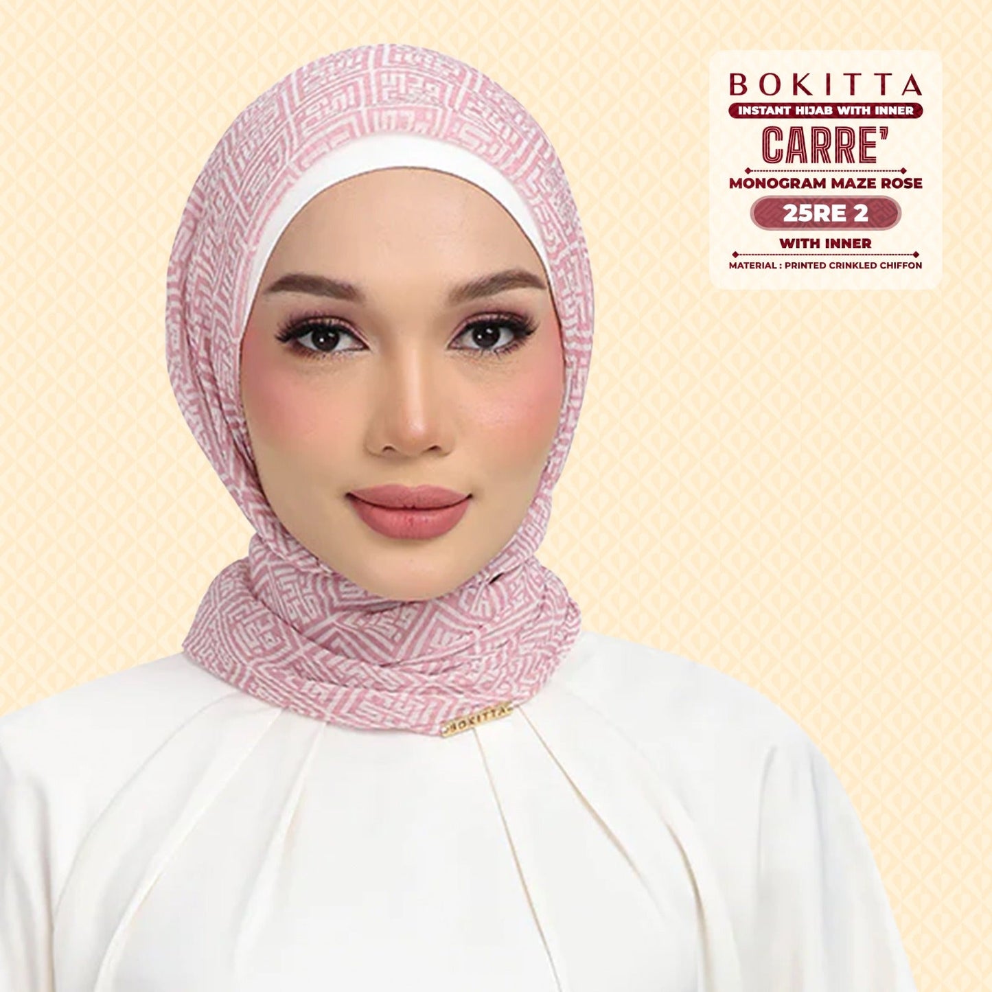 Bokitta Inspired Monogram Maze Rose Collection - Free Box