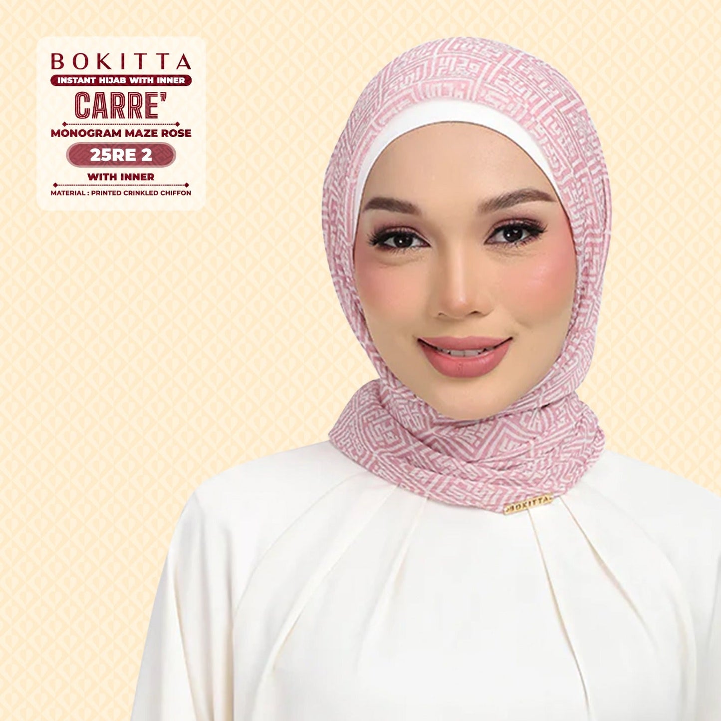 Bokitta Inspired Monogram Maze Rose Collection - Free Box