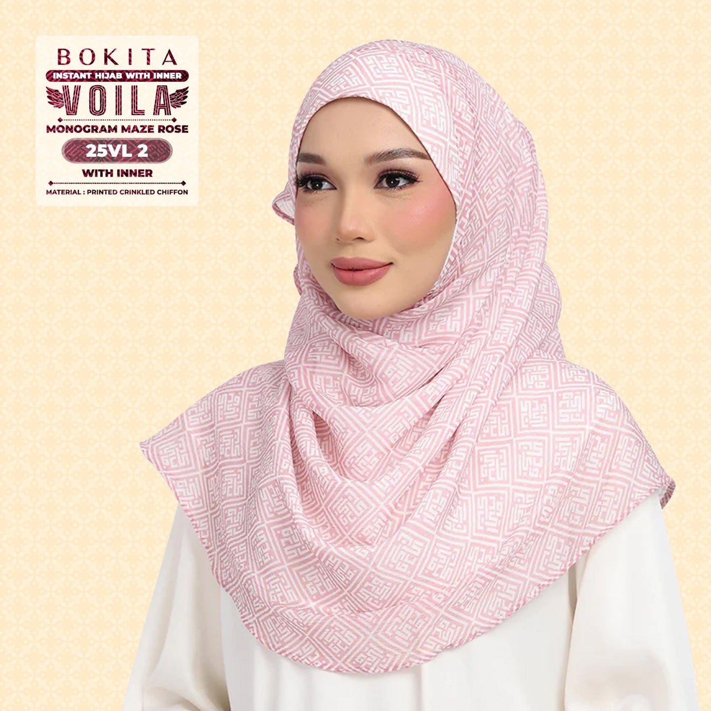 Bokitta Inspired Monogram Maze Rose Collection - Free Box