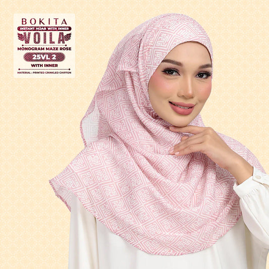 Bokitta Inspired Monogram Maze Rose Collection - Free Box