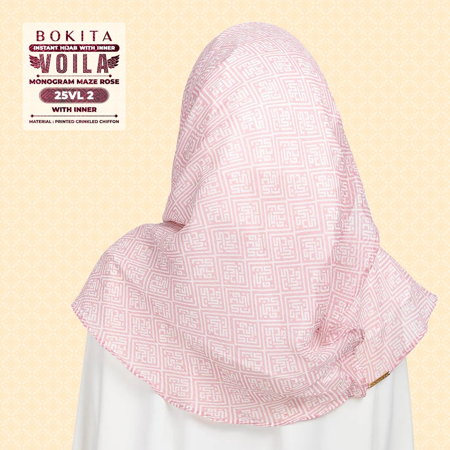 Bokitta Inspired Monogram Maze Rose Collection - Free Box