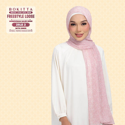 Bokitta Inspired Monogram Maze Rose Collection - Free Box