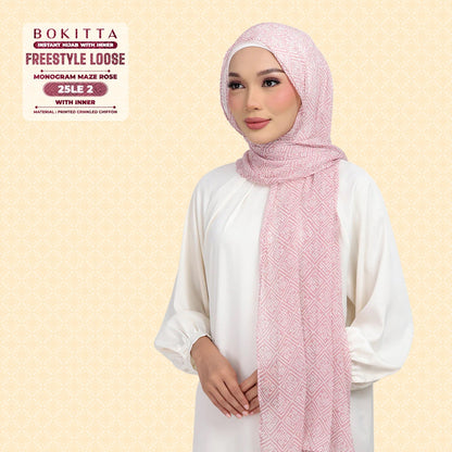 Bokitta Inspired Monogram Maze Rose Collection - Free Box