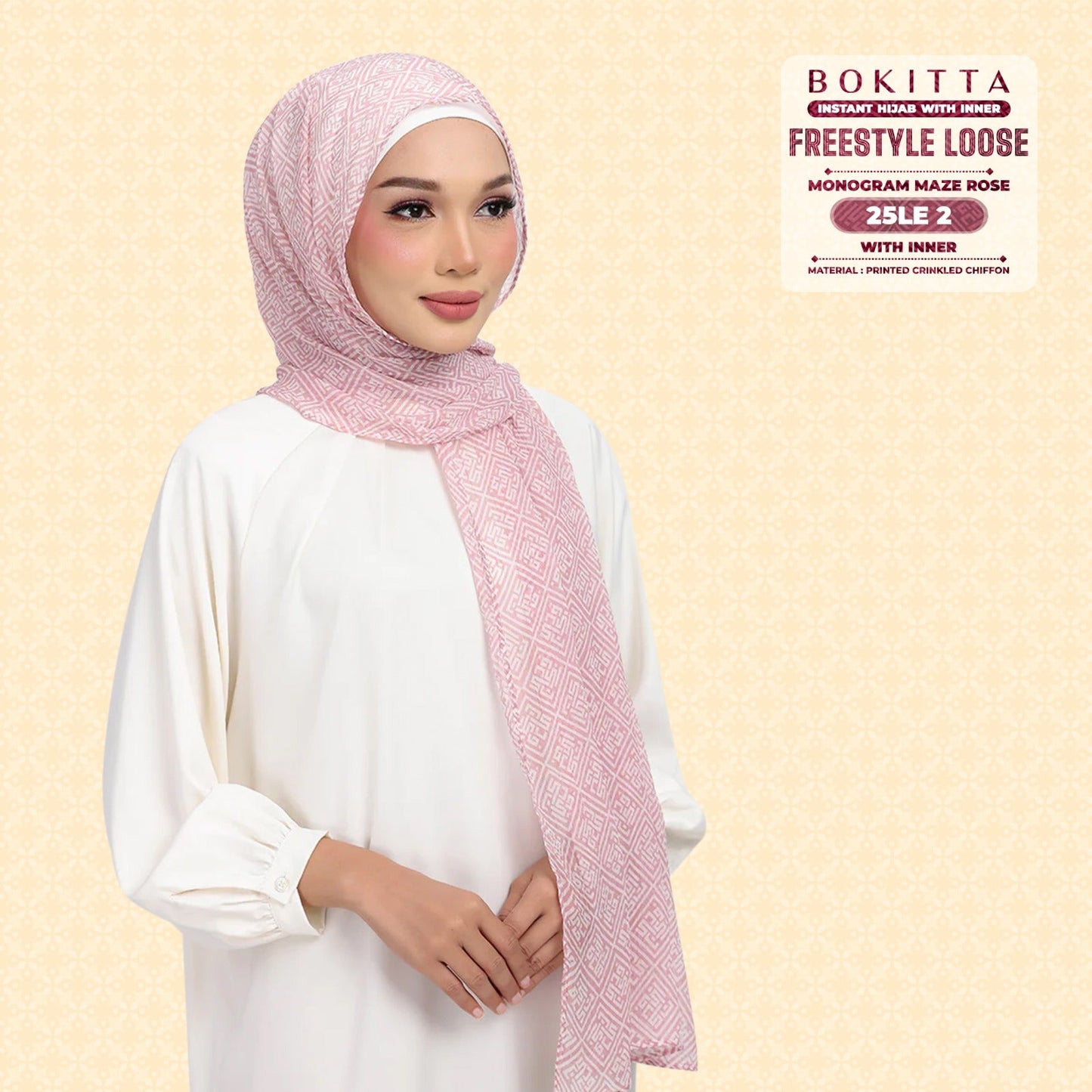 Bokitta Inspired Monogram Maze Rose Collection - Free Box
