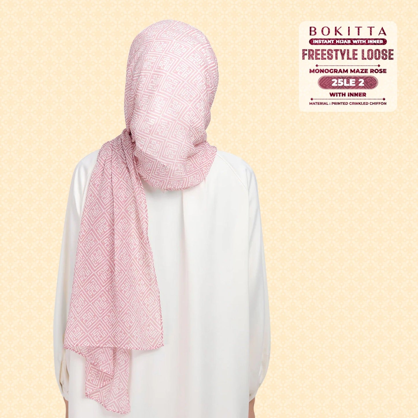 Bokitta Inspired Monogram Maze Rose Collection - Free Box