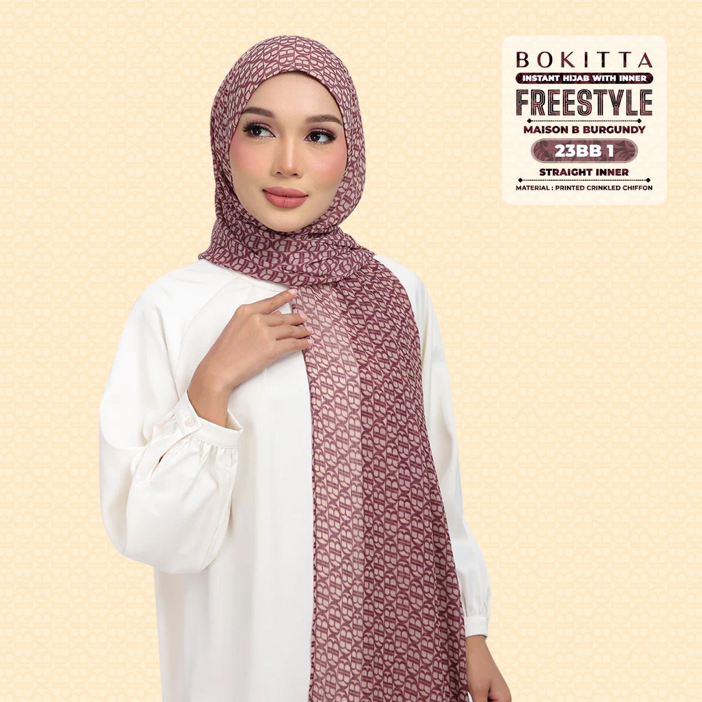 Bokitta Inspired Maison B Burgundy Collection - Free Box