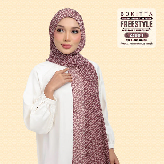 Bokitta Inspired Maison B Burgundy Collection - Free Box