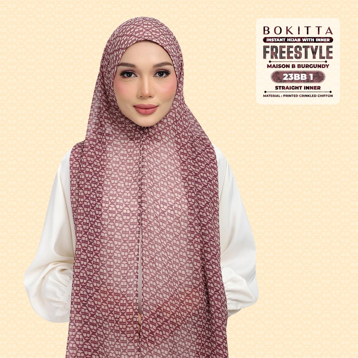 Bokitta Inspired Maison B Burgundy Collection - Free Box