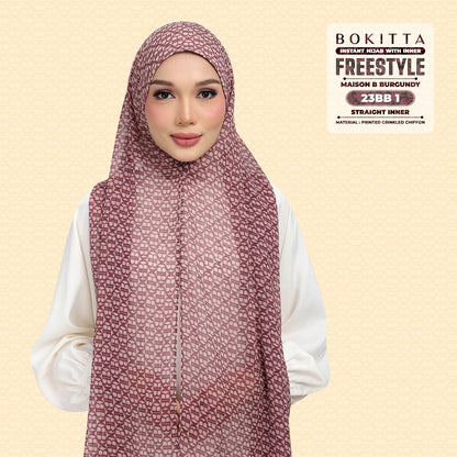 Bokitta Inspired Maison B Burgundy Collection - Free Box