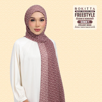 Bokitta Inspired Maison B Burgundy Collection - Free Box