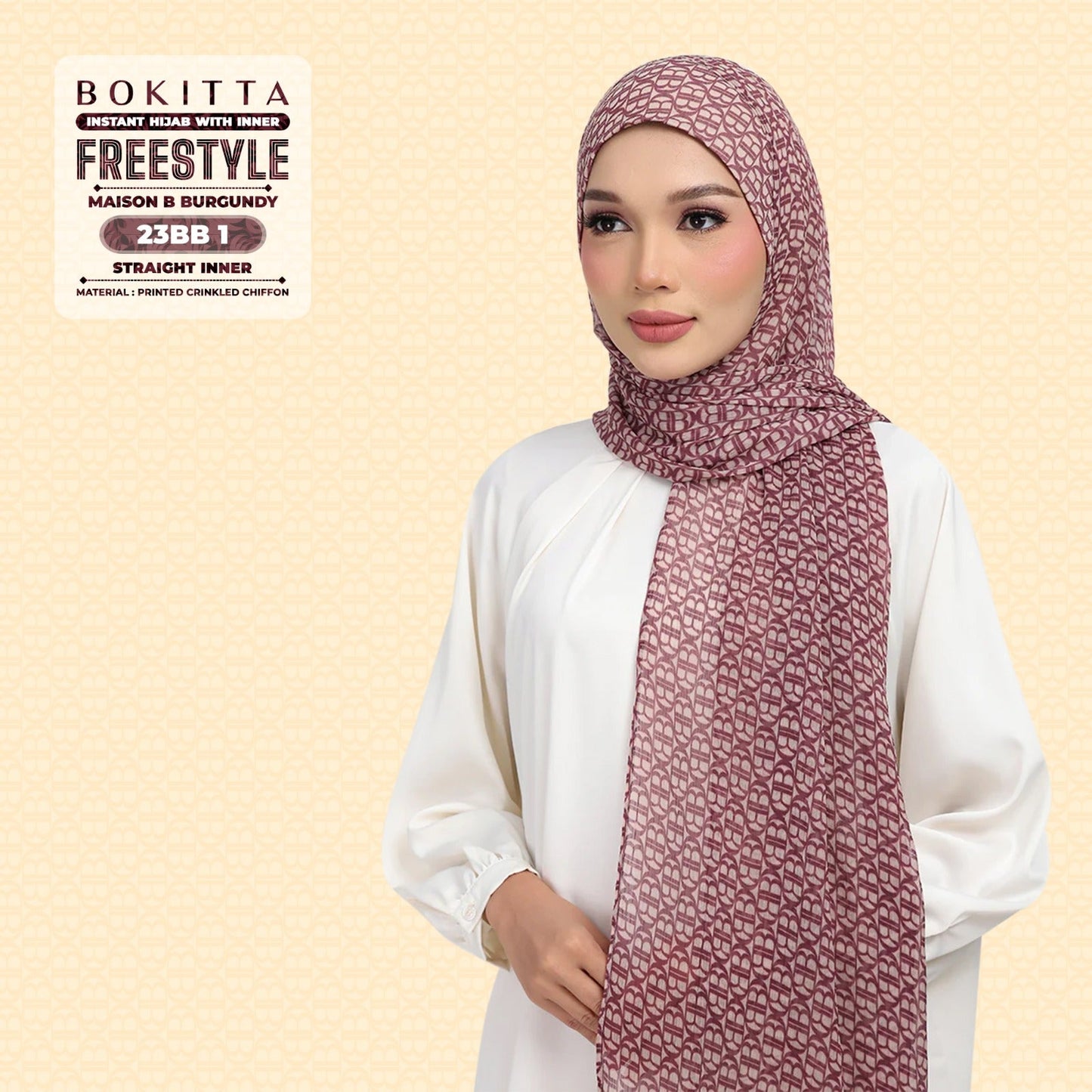 Bokitta Inspired Maison B Burgundy Collection - Free Box