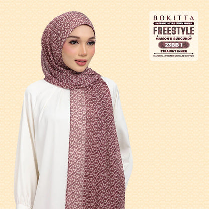 Bokitta Inspired Maison B Burgundy Collection - Free Box