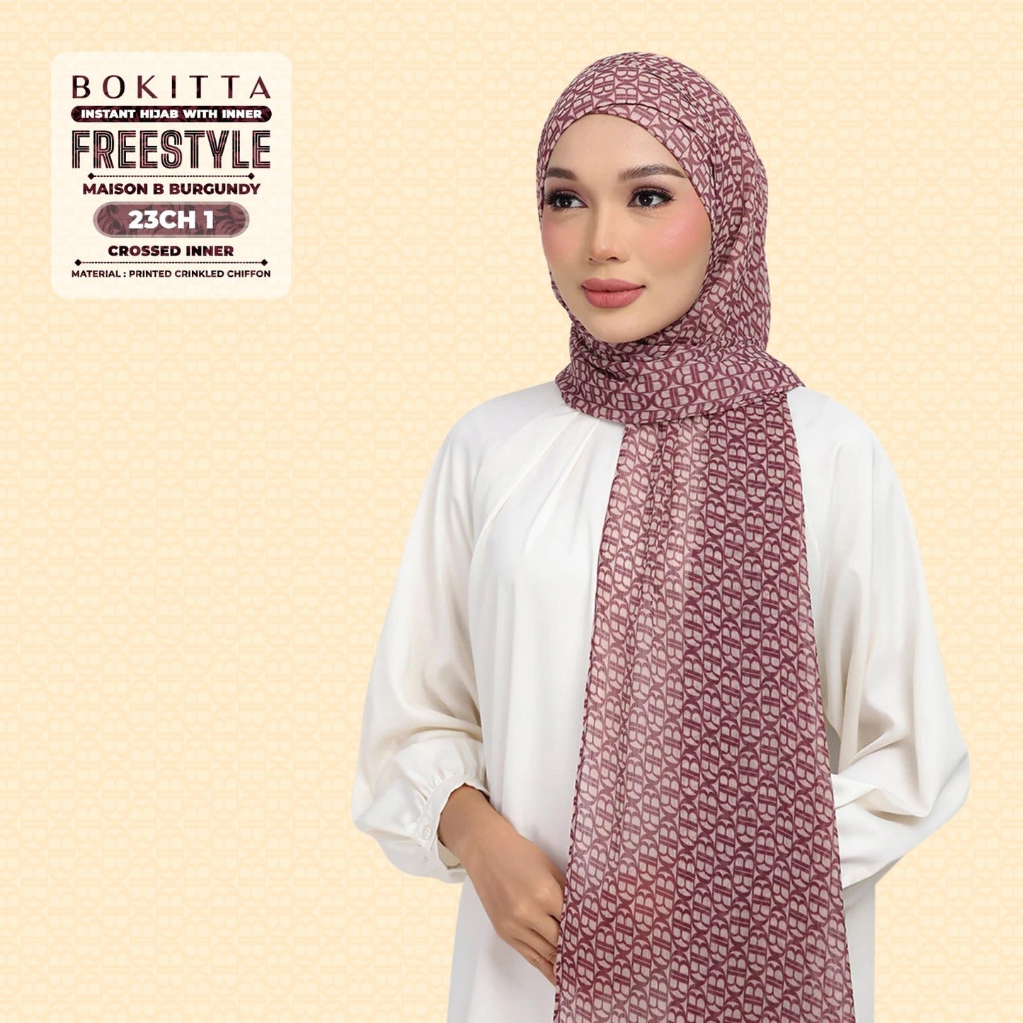 Bokitta Inspired Maison B Burgundy Collection - Free Box