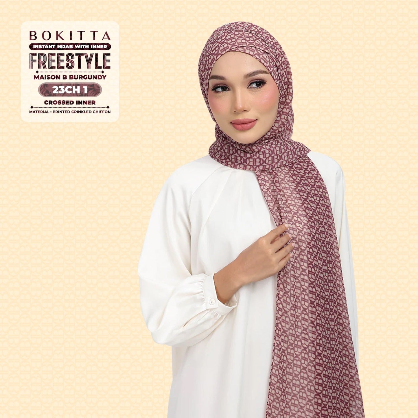 Bokitta Inspired Maison B Burgundy Collection - Free Box
