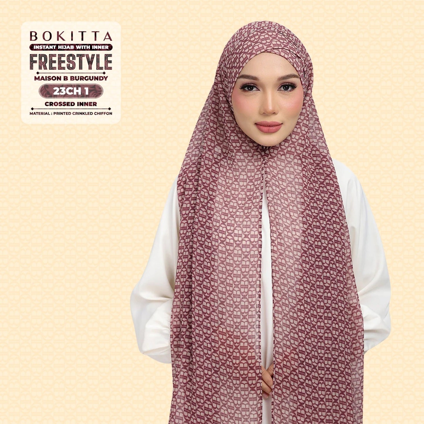 Bokitta Inspired Maison B Burgundy Collection - Free Box