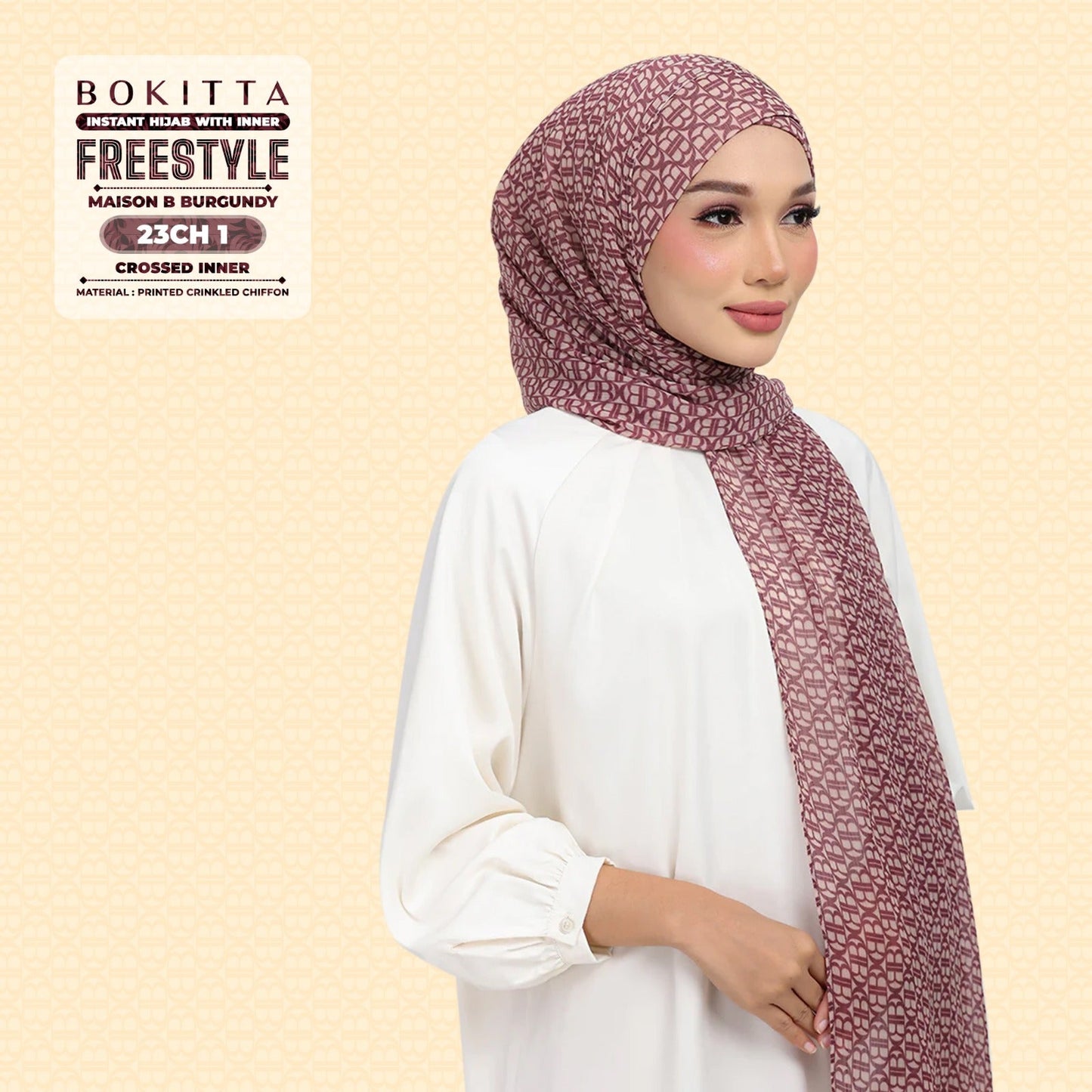 Bokitta Inspired Maison B Burgundy Collection - Free Box