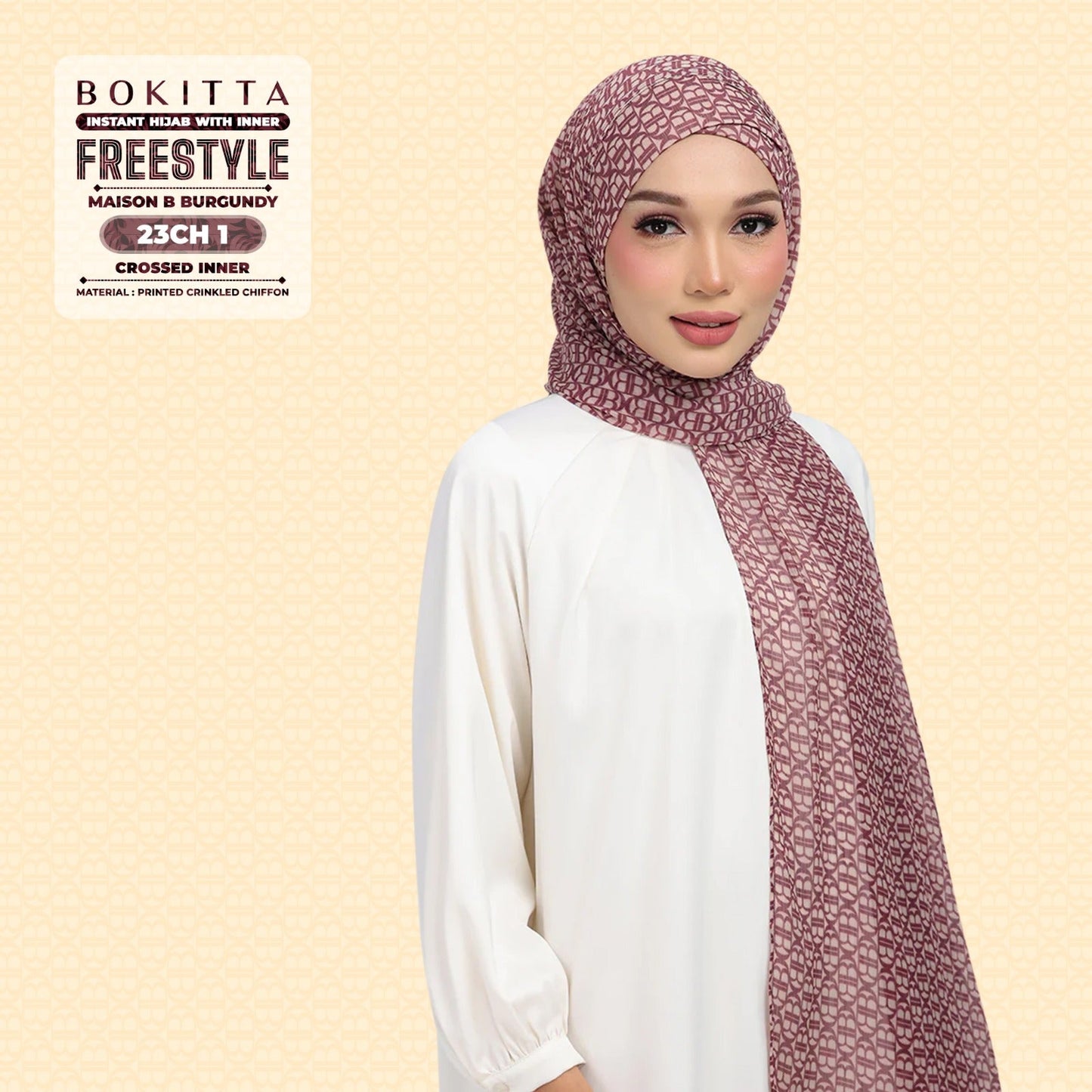 Bokitta Inspired Maison B Burgundy Collection - Free Box