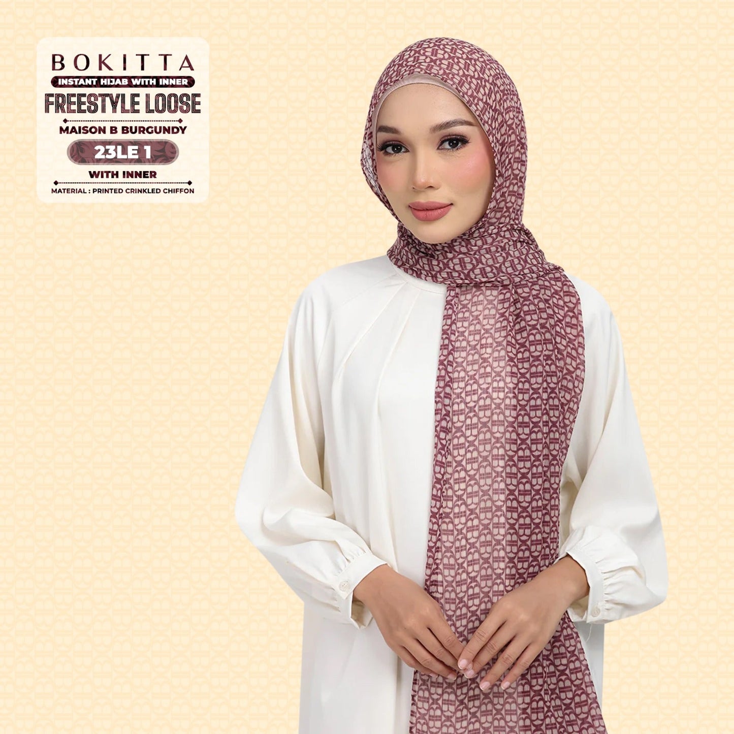 Bokitta Inspired Maison B Burgundy Collection - Free Box