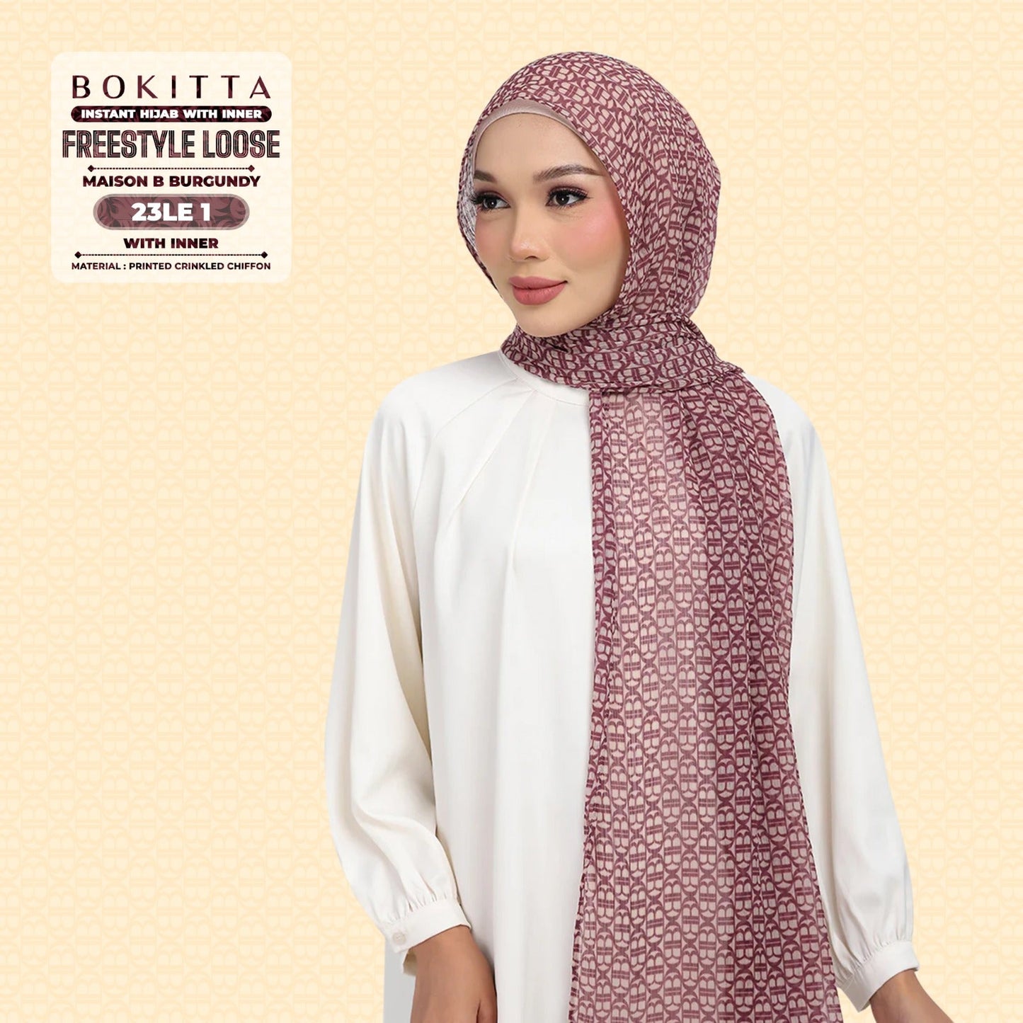 Bokitta Inspired Maison B Burgundy Collection - Free Box