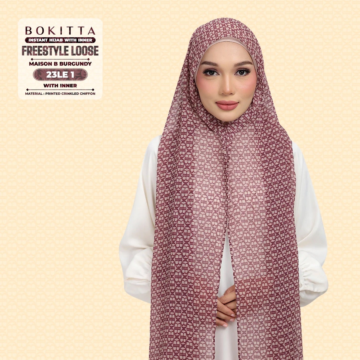 Bokitta Inspired Maison B Burgundy Collection - Free Box