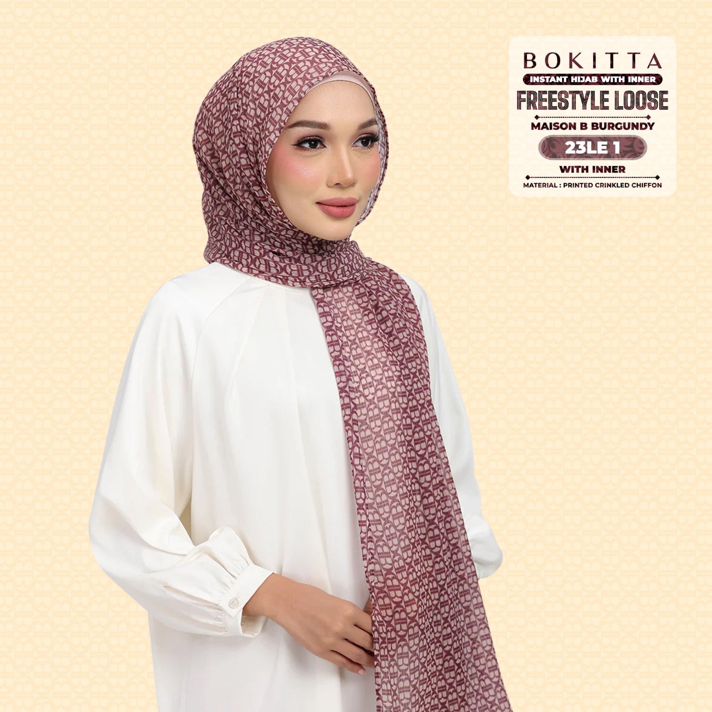 Bokitta Inspired Maison B Burgundy Collection - Free Box
