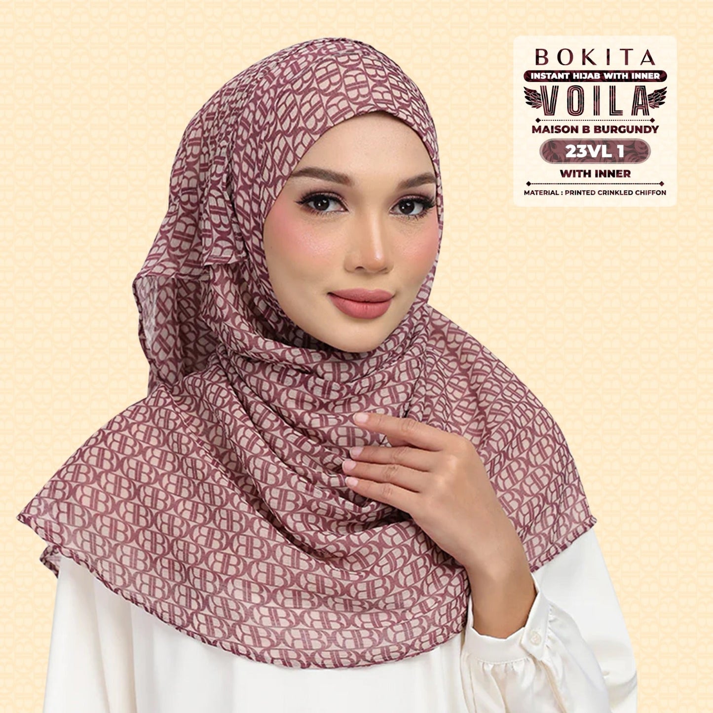 Bokitta Inspired Maison B Burgundy Collection - Free Box